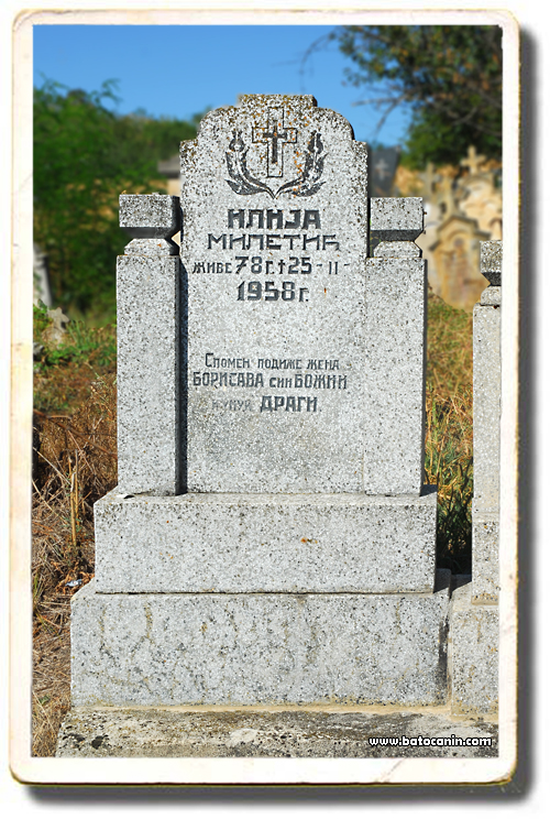 0275 Nadgrobni spomenik Miletić Ilije
