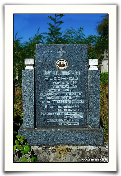 0411 Nadgrobni spomenik Janković Velimira na seoskom groblju u Lopašu