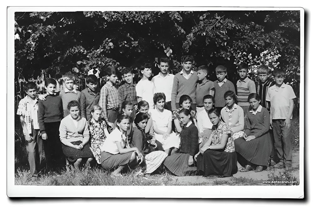 VII razred Osnovne škole u Stopanji, školske 1966/67