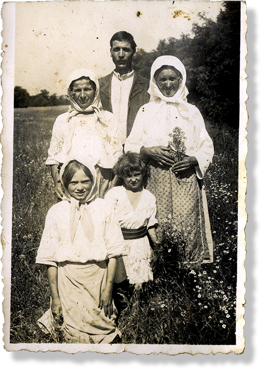 1886 Golubović Milunka sa kćerkama
